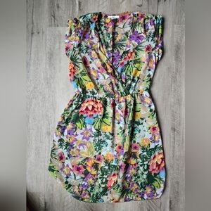 Bar III floral dresss